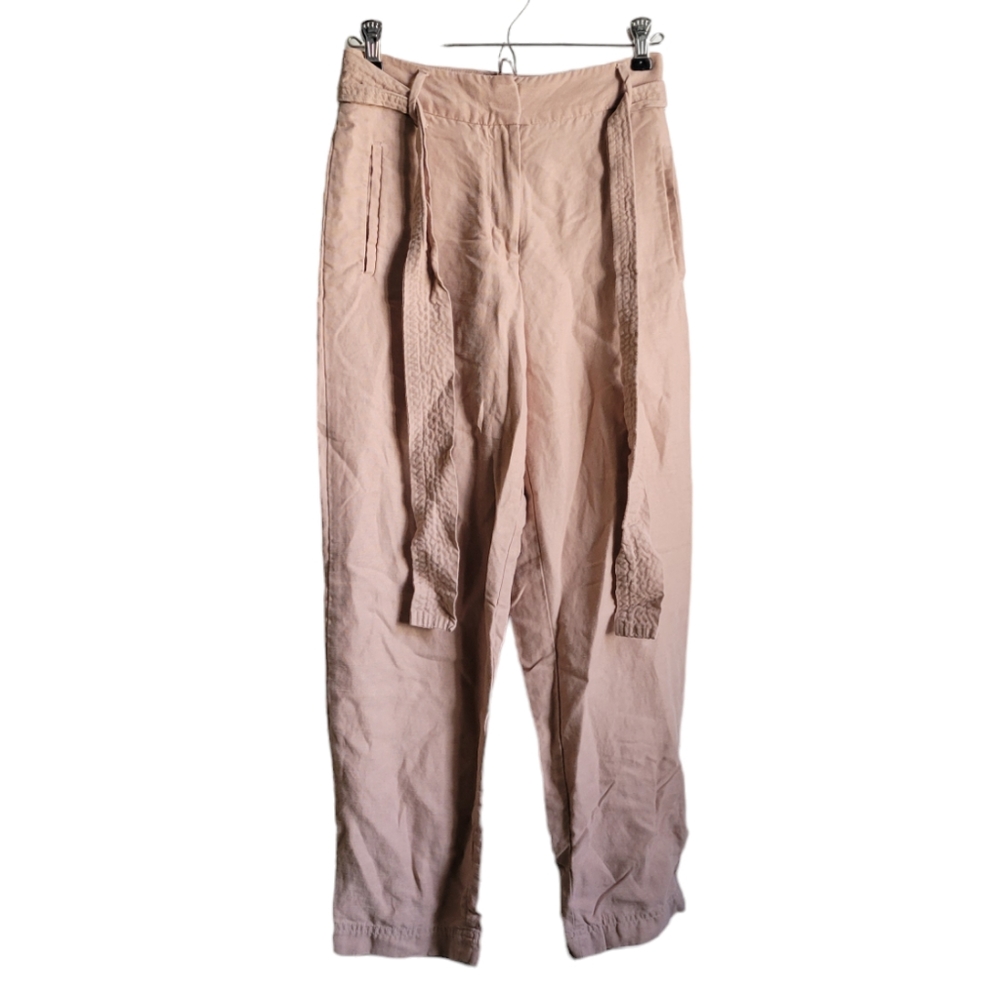 ARITZIA Wilfred Tie Front Pants 0 Linen Flowy